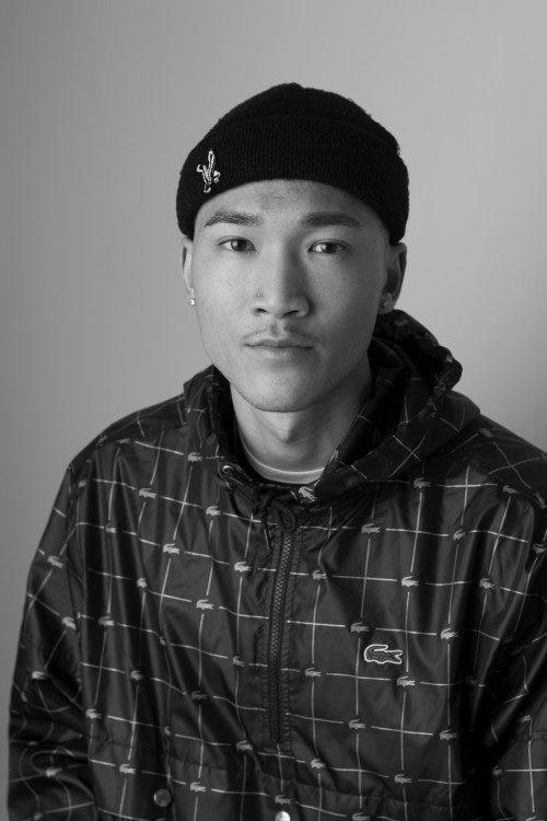 b/w portrait of Akira Sato