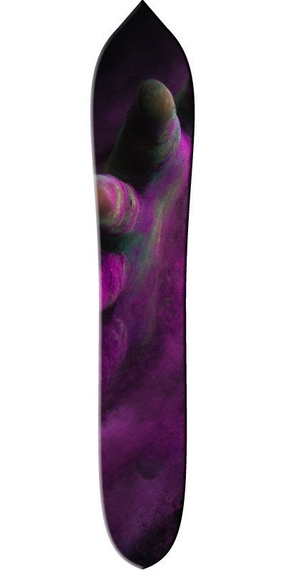 the powderhawk snowbaord top view